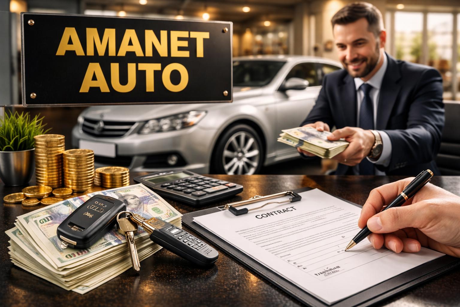 Cum funcționează amanetarea mașinii într-un amanet din București